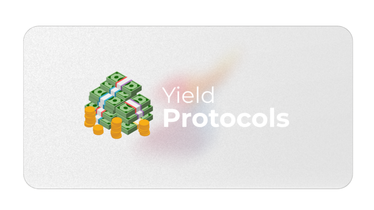 Crypto yield protocols